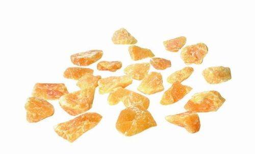 Orangencalcit Rohsteine 500 gr.